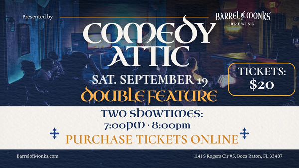 Comedy Night Double Feature ( Saturday, September 19th )