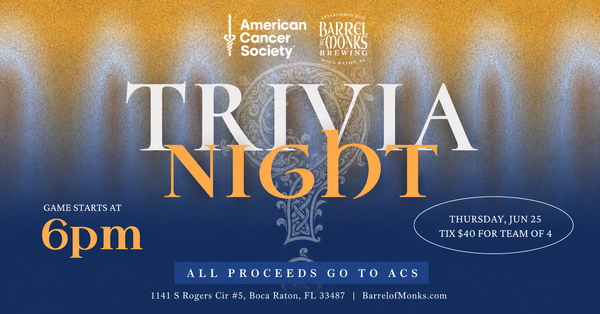 Trivia Night Fundraiser - June 25th, 2026